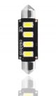 ΛΑΜΠΑΚΙΑ ΠΛΑΦΟΝΙΕΡΑΣ C5W/C10W 12V 2W SV8,5 41mm CAN-BUS+RADIATOR LED 4xSMD5730 ΛΕΥΚΟ 1ΤΕΜ. M-TECH