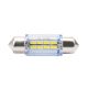 ΛΑΜΠΑΚΙΑ ΠΛΑΦΟΝΙΕΡΑΣ C5W/C10W 12V 1W SV8,5 36mm LED 8xSMD3014 ΛΕΥΚΟ BLISTER 2ΤΕΜ.