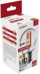 Avide LED Filament Σφαιρική 6.5W E27 Θερμό 2700K Υψηλής Φωτεινότητας