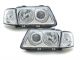 Φανάρια εμπρός angel eyes για Audi A3 (1996-2000) - chrome , χωρίς λάμπες (Η7) - σετ 2τμχ.