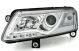 Φανάρια εμπρός led lightbar για Audi A6 C4 (2004-2008) - chrome , χωρίς λάμπες (Η7) - σετ 2τμχ.