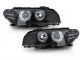 Φανάρια εμπρός angel eyes για BMW E46 coupe με led φλας (2003-2006) , χωρίς λάμπες (Η7) - σετ 2τμχ.