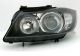 Φανάρια εμπρός angel eyes για BMW E90(2005-2009) - μαύρα , χωρίς λάμπες (Η7) - σετ 2τμχ.