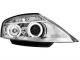 Φανάρια εμπρός angel eyes για Citroen C3 (2002+) - chrome , με λάμπες (Η1) - σετ 2τμχ.