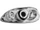 Φανάρια εμπρός angel eyes για Honda Civic (1996-1999) - chrome , με λάμπες (Η1) - σετ 2τμχ.