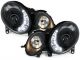 Φανάρια εμπρός led για Mercedes W211 E-Class (2006-2009) , χωρίς λάμπες (Η7) - σετ 2τμχ.