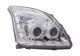 Φανάρια εμπρός led / angel eyes για Toyota Land Cruiser 120 (2003-2009) - chrome , με λάμπες (Η1) - σετ 2τμχ.