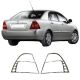 Μασκάκια Πισινών Φαναριών Χρωμίου Για Toyota Corolla Sedan 04-06 2 Τεμάχια (CAR0001626)