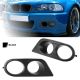 Καπάκια Προβολέα Εμπρός Πλαινά Για Bmw 3 E46 M3 98-05 Hamman Look Διπλά Μαύρα Αριστερό & Δεξί 2 Τεμάχια (CAR0009387)