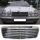 Μάσκα Για Mercedes-Benz E-Class W210 95-99 Avantgarde Χρώμιο/Μαύρο 1 Τεμάχιο (CAR0011980)