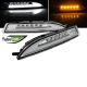 Μπροστινά Φλας Για Vw Scirroco 08-14 Led Tube & DRL Χρώμιο 2 Τεμάχια Reliable Auto Parts (CAR0014052)