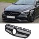 Μάσκα Για Mercedes-Benz A-Class W176 12-15 Amg Look Με Μονή Γρίλια Γυαλιστερό Μαύρο 1 Τεμάχιο (CAR0014253)