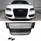 Μάσκα Για Audi A5 8T 07-11 RS5 Look Κυψελωτή Μαύρο Ματ 1 Τεμάχιο (CAR0015417)