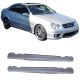 Πλαινά Μασπιέ Για Mercedes-Benz CLK-Class W209 02-09 Amg Look Από Abs Πλαστικό 2 Τεμάχια (CAR0016283)