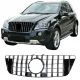 Μάσκα Για Mercedes-Benz ML-Class W164 08-11 GT Amg Panamericana Look Μαύρο/Χρώμιο 1 Τεμάχιο (CAR0016928)