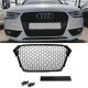 Μάσκα Για Audi A4 B8 11-15 RS4 Look Κυψελωτή Γυαλιστερό Μαύρο 1 Τεμάχιο (CAR0017054)