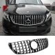 Μάσκα Για Mercedes-Benz V-Class W447 14-19 GT Amg Panamericana Look Μαύρο/Χρώμιο 1 Τεμάχιο (CAR0020461)