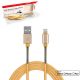 Καλώδιο Φόρτισης USB Lightning iPhone iPad FullLink 2,4A 100cm Amio 01432 (CAR0020711)