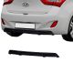 Diffuser Πίσω Προφυλακτήρα Για Hyundai i30 GD mk2 11-17 Γυαλιστερό Μαύρο Από Abs Πλαστικό RDX 1 Τεμάχιο (CAR0022280)