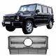 Μάσκα Για Mercedes-Benz G-Class W461 W463 90-15 Amg G55/G65 Look Μαύρο/ Χρώμιο 1 Τεμάχιο (CAR0025075)