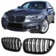 Καρδιές Μάσκας Για Bmw 2 F22 / F23 14-16 M4 Look Με Διπλή Γρίλια Μαύρο Γυαλιστερό Με 2 Τεμάχια (CAR0025231)