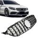 Μάσκα Για Mercedes-Benz C-Class W205 14+ GT Amg Panamericana Look Μαύρο/Χρώμιο 1 Τεμάχιο (CAR0025675)