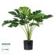 GloboStar® Artificial Garden MONSTERA PLANT 20000 - Τεχνητό Διακοσμητικό Φυτό Μονστέρα Υ50cm