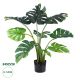 GloboStar® Artificial Garden MONSTERA PLANT 20001 - Τεχνητό Διακοσμητικό Φυτό Μονστέρα Υ85cm