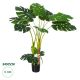 GloboStar® Artificial Garden MONSTERA PLANT 20004 - Τεχνητό Διακοσμητικό Φυτό Μονστέρα Υ140cm