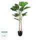 GloboStar® Artificial Garden MONSTERA PLANT 20005 - Τεχνητό Διακοσμητικό Φυτό Μονστέρα Υ110cm