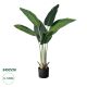 GloboStar® Artificial Garden STRELITZIA 20024 Τεχνητό Διακοσμητικό Φυτό  Στρελίτσια - Πουλί του Παραδείσου Υ90cm