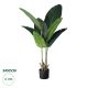 GloboStar® Artificial Garden STRELITZIA 20025 Τεχνητό Διακοσμητικό Φυτό  Στρελίτσια - Πουλί του Παραδείσου Υ120cm