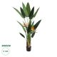 GloboStar® Artificial Garden STRELITZIA REGINAE 20032 Τεχνητό Διακοσμητικό Φυτό Στρελίτσια - Πουλί του Παραδείσου Υ140cm