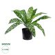 GloboStar® Artificial Garden TARO 20082 Τεχνητό Διακοσμητικό Φυτό Κολοκασία Υ30cm