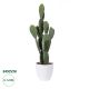 GloboStar® Artificial Garden OPUNTIA FICUS-INDICA CACTUS 20096 Τεχνητό Διακοσμητικό Φυτό Κάκτος Φραγκοσυκιά Υ60cm