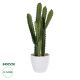 GloboStar® Artificial Garden CEREUS JAMACARU CACTUS 20099 Τεχνητό Διακοσμητικό Φυτό Κάκτος Κηρίος Υ66cm