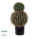 GloboStar® Artificial Garden FEROCACTUS 20136 Τεχνητό Διακοσμητικό Φυτό Φερόκακτος Υ55cm