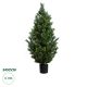 GloboStar® Artificial Garden CYPRESSUS LEYLANDII 20154 Τεχνητό Διακοσμητικό Φυτό Κυπαρίσσι Λέιλαντ Υ120cm