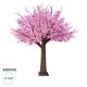 GloboStar® Artificial Garden PEACH BLOSSOM TREE 20159 Τεχνητό Διακοσμητικό Δέντρο Ανθισμένη Ροδακινιά Υ340cm