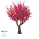 GloboStar® Artificial Garden PEACH BLOSSOM TREE 20168 Τεχνητό Διακοσμητικό Δέντρο Ανθισμένη Ροδακινιά Υ300cm