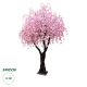 GloboStar® Artificial Garden CHERRY BLOSSOM TREE 20212 Τεχνητό Διακοσμητικό Δέντρο Άνθος Κερασιάς Υ300cm