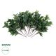 GloboStar® Artificial Garden LAURUS NOBILIS BRANCH 20225 10 x Τεχνητά Διακοσμητικά Κλαδία Δάφνης Π45 x Υ60cm