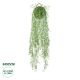 GloboStar® Artificial Garden GOLDEN BELL WILLOW 1 HANGING PLANT 20630 Κρεμαστό Τεχνητό Διακοσμητικό Φυτό Ιτίας  Y110cm