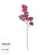 GloboStar® Artificial Garden BOUGAUVILLEA BRANCH 20643 Τεχνητό Διακοσμητικό Κλαδί Μπουκανβίλιας Φουξ Y80cm