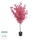 GloboStar® Artificial Garden BOUGANVILLEA 20664 Τεχνητό Διακοσμητικό Φυτό με Ανθη Μπουκανβίλιας Φουξ Υ150cm