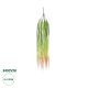 GloboStar® Artificial Garden HANGING GRASS 20815 Τεχνητό Διακοσμητικό Κρεμαστό Φυτό Grass Μ18 x Π4 x Υ81cm