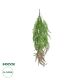 GloboStar® Artificial Garden HANGING FERN BRANCH 20834 Τεχνητό Διακοσμητικό Κρεμαστό κλαδί Φτέρης Μ30 x Π8 x Υ87cm