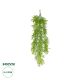 GloboStar® Artificial Garden HANGING BARLEY 20857 Τεχνητό Διακοσμητικό Κρεμαστό Φυτό Κριθάρι Μ26 x Π15 x Υ81cm