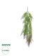 GloboStar® Artificial Garden HANGING FERN 20862 Τεχνητό Διακοσμητικό Κρεμαστό Φυτό Φτέρη Μ28 x Π15 x Υ90cm