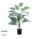 GloboStar® Artificial Garden BANANA ZEBRA PLANT 20919 - Διακοσμητικό Φυτό Μπανανιά Ζέβρα Φ78 x Υ80cm